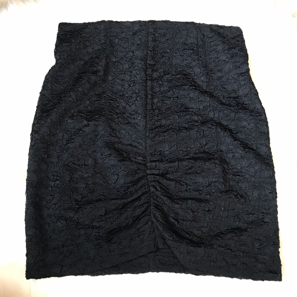 Anthro Leifsdottir Ruched Crepe Skirt
